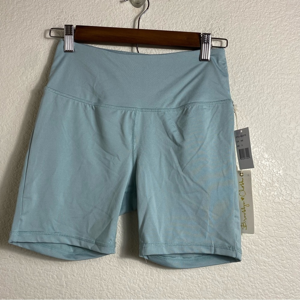 Brooklyn Cloth Biker Shorts. Blue NWT Size:S